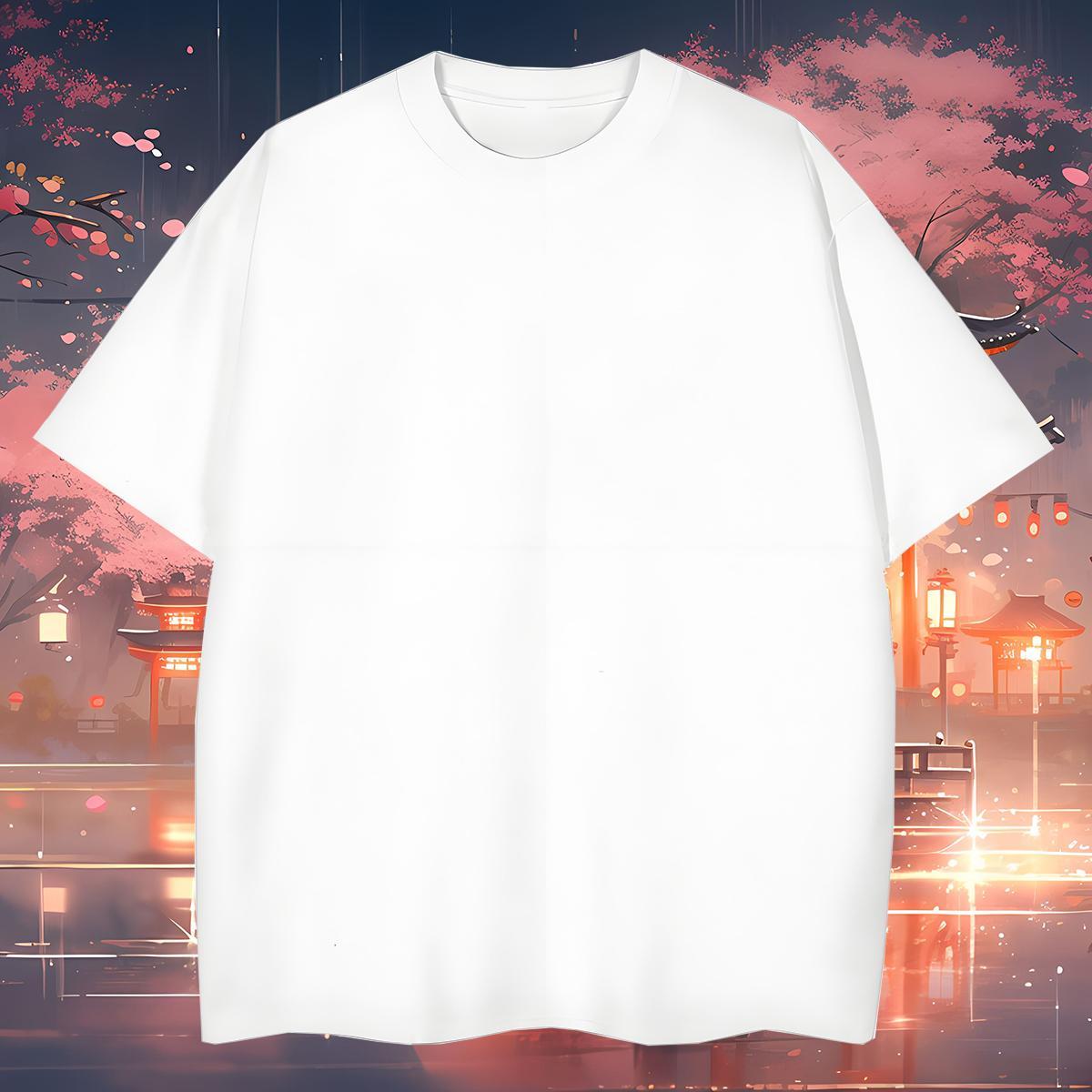Wholesale T Shirt For Man 100% Cotton 230g math Street Oversized 4XL Short Sleeve Soft Tshirt for Man Woman Classic Clothes