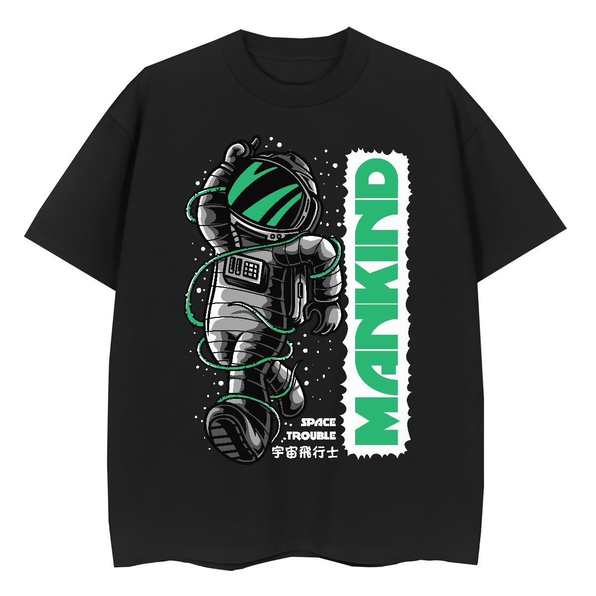 Female Womens Tshirts 100% Cotton 230g universe Outdoor T-Shirts for Women Breathable Crew Neck DIY Anime Printed Tops