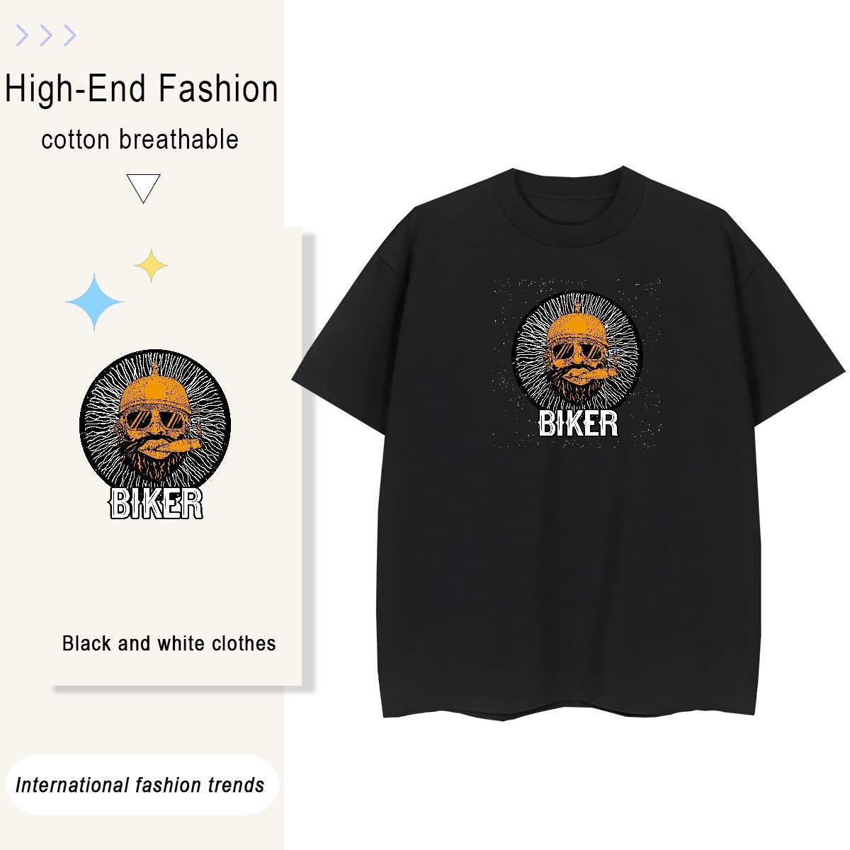 Nice Unisex Tshirts 230g Cotton letter Casual T Shirt For Woman Crew Neck Custom Print Oversized Polos