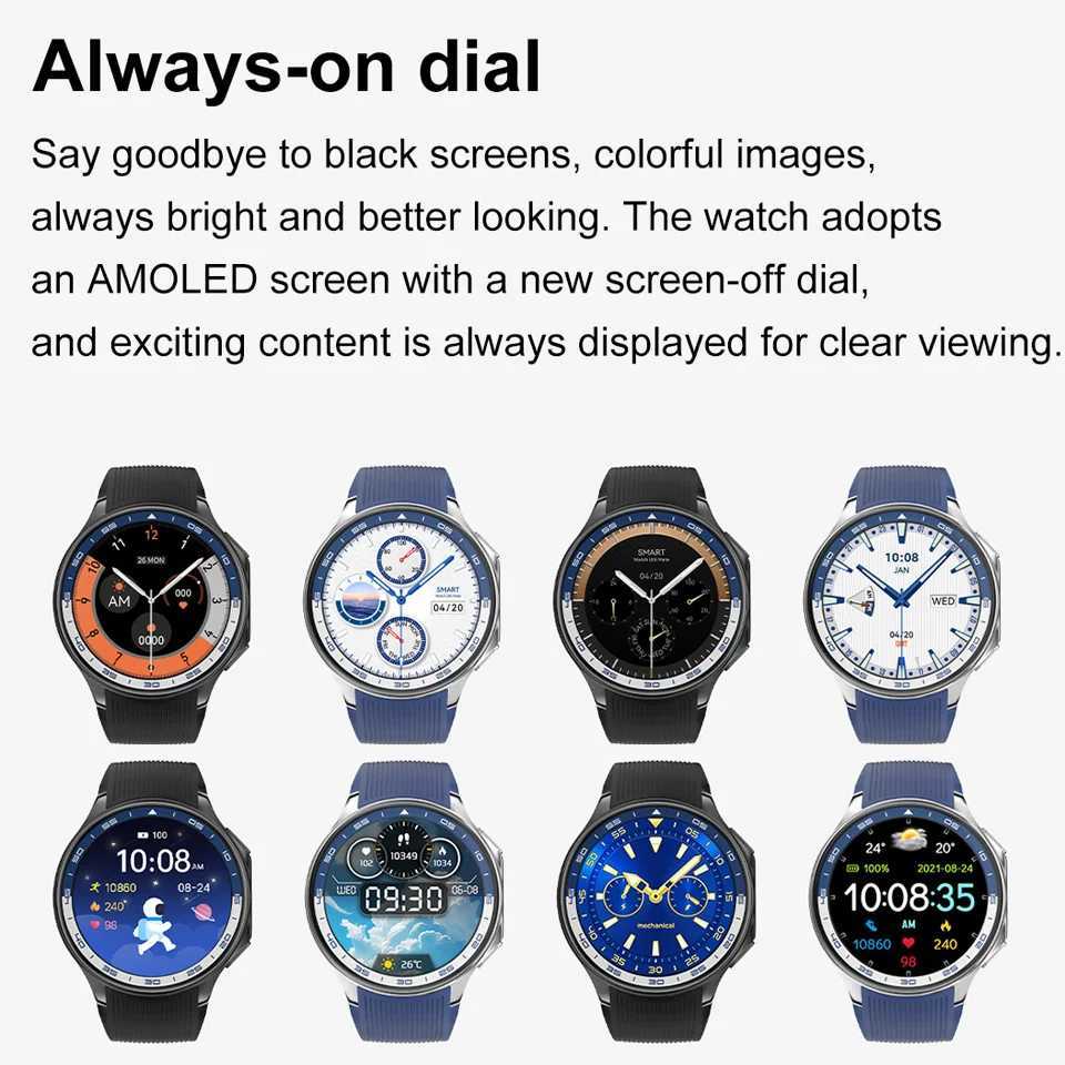 New DT Watch X SMART Watch Play Video 32GB NFC Record Sound Smartwatch BT Call Compass GPS Track Sport Watch For Men Women M240824