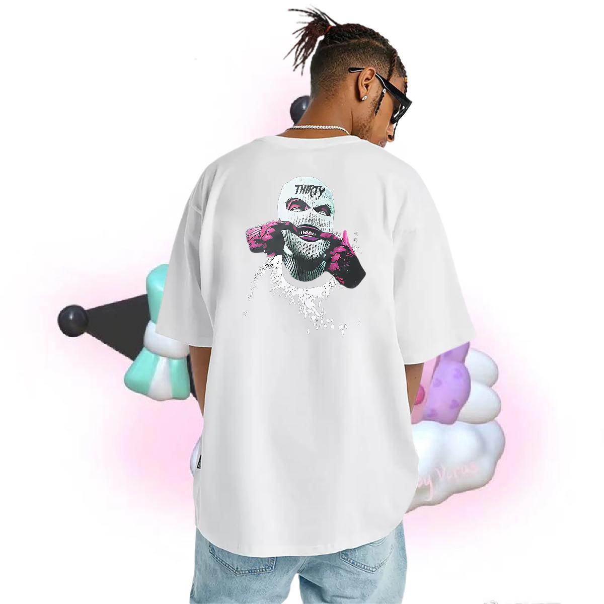 Brand T-Shirts 230g Cotton portrait Street Casual Asian Size Crew Neck Breathable Men Tops Tees New Designer Tshirts