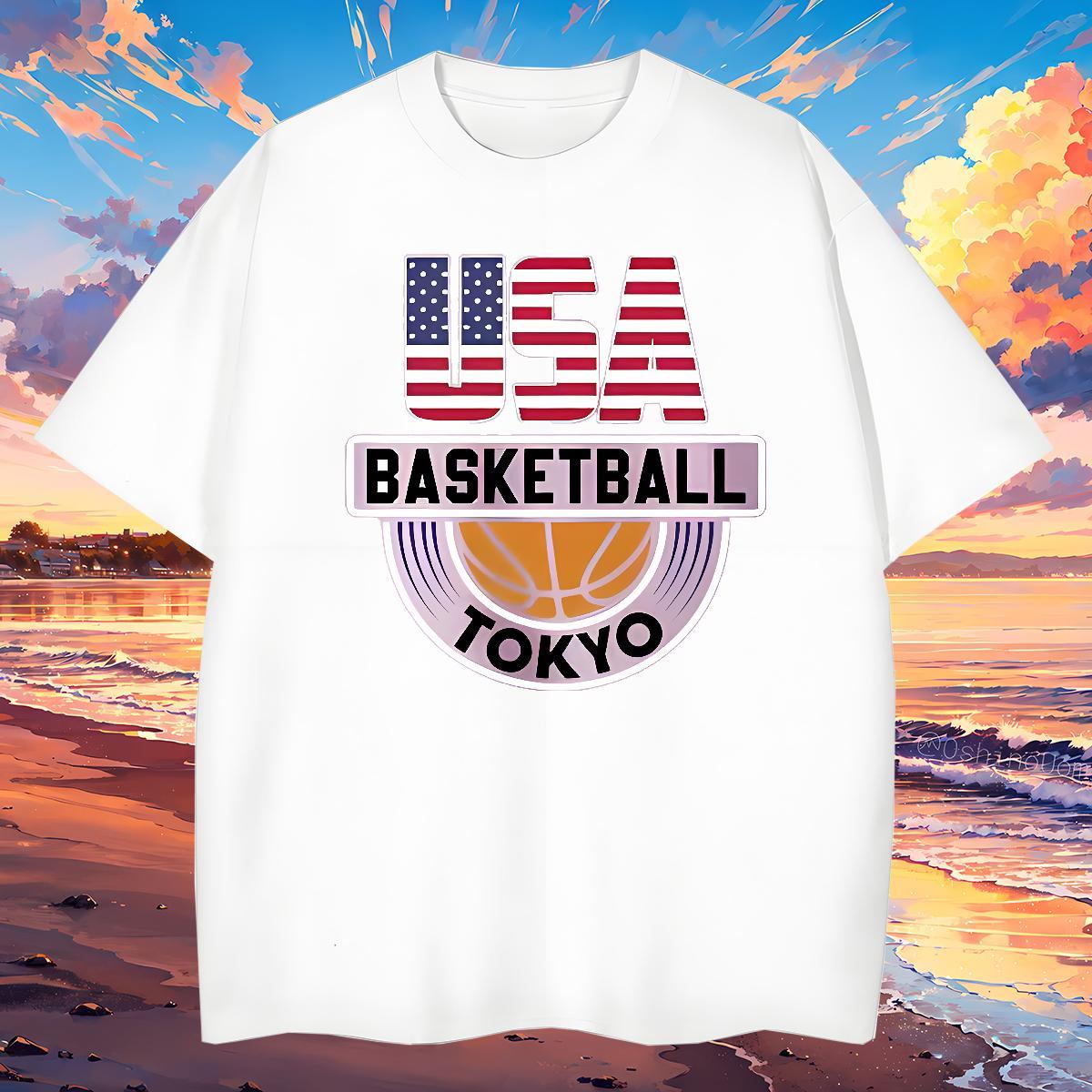 Loose Fit Men T Shirts 230g Cotton letter Summer Casual DIY Anime Breathable Crew Neck Tshirts Fashion Designer Tops