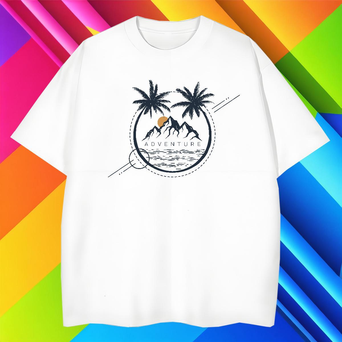 Loose Fit T-Shirts for Men 230g Pure Cotton sun Casual Daily Wear Custom Anime Breathable Tshirts Fashion New Clothes