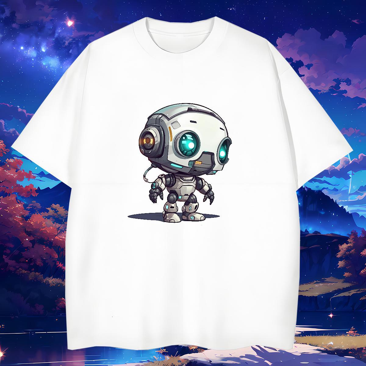 Cool Design T-Shirts for Men 230g Pure Cotton ET Home Outdoor DIY Logo Oversized Breathable Short Sleeve Couples T Shirts Custom Tshirts