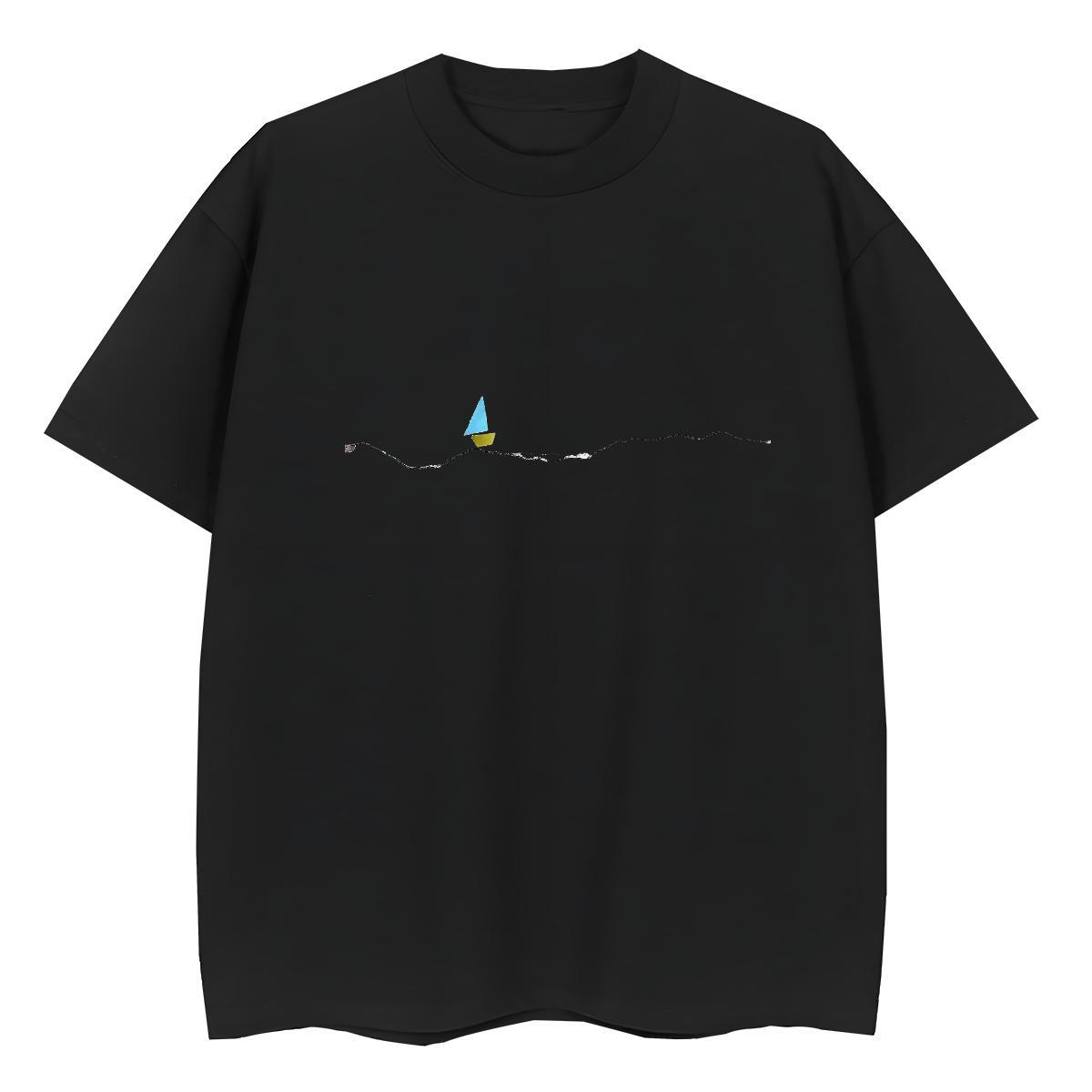 Loose fit Womens Tshirts 100% Cotton 230g icon Street T-Shirts for Women O Neck Short Sleeves Graphic Wear