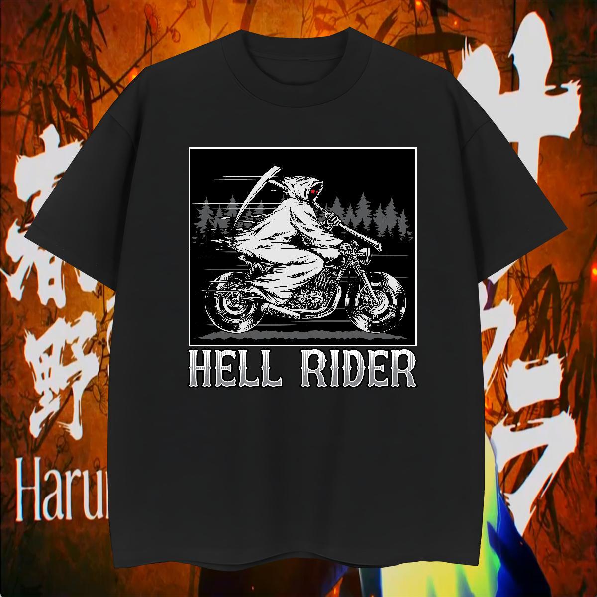 Loose T-Shirts for Men 100% Cotton 230g Motorcycle Home Outdoor Custom Print Oversized Short Sleeve O-Neck Tshirt for Man Woman Fashion New Tee Shirt
