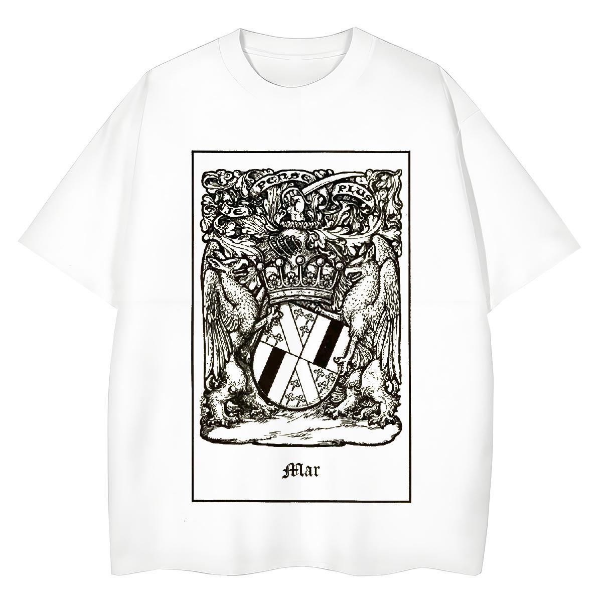 Free Shipping T shirt 230g 100% Cotton The Cross High Street Hip Hop Plus Size Cartoon Breathable Soft Tshirt for Man Woman Stylist Clothes