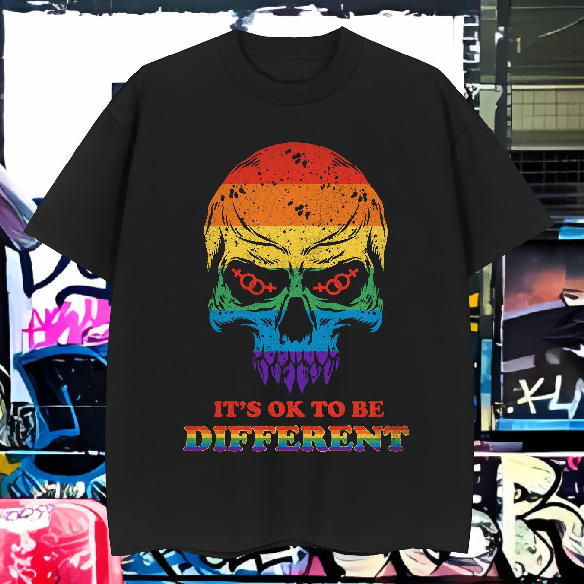 TOP Quality T shirt 230g Cotton skull Sport Black Oversized Short Sleeve Soft Men Tops Tees DIY Customized Tops Shirt