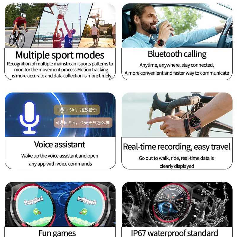 For Huawei WATCH 4 PRO Smart Watch Men Space Exploration Edition Bluetooth Call GPS NFC Heart Rate Sports SmartWatch New M240824