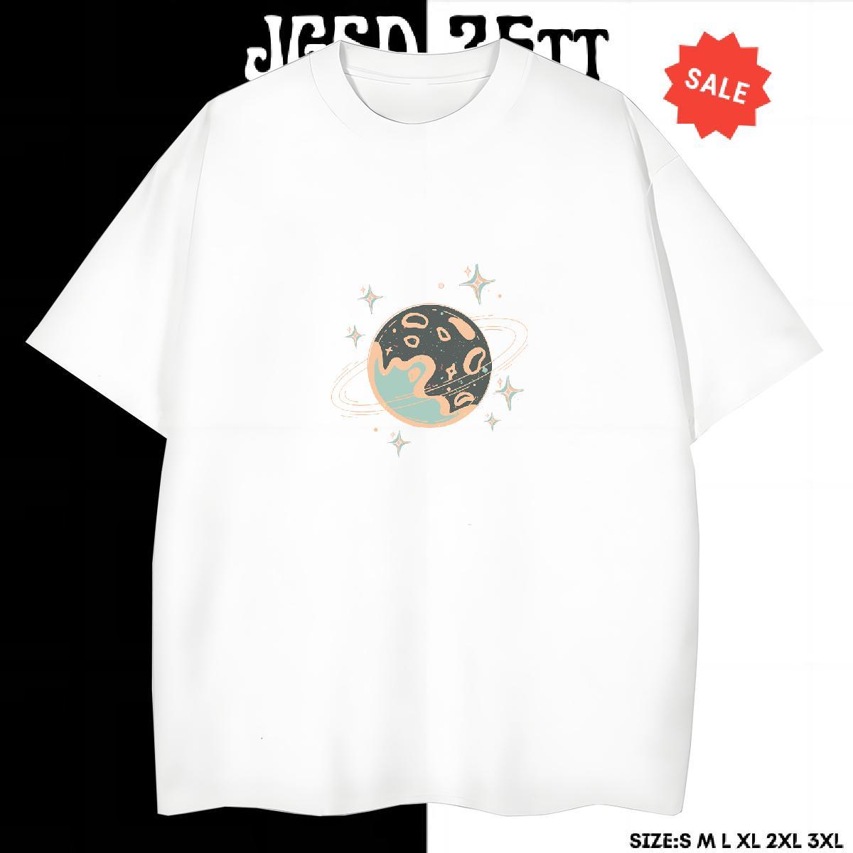 Designer T shirt 100% Cotton 230g spaceman Outdoor DIY Printed Crew Neck Mens Tshirts New Arrival Tee Shirt