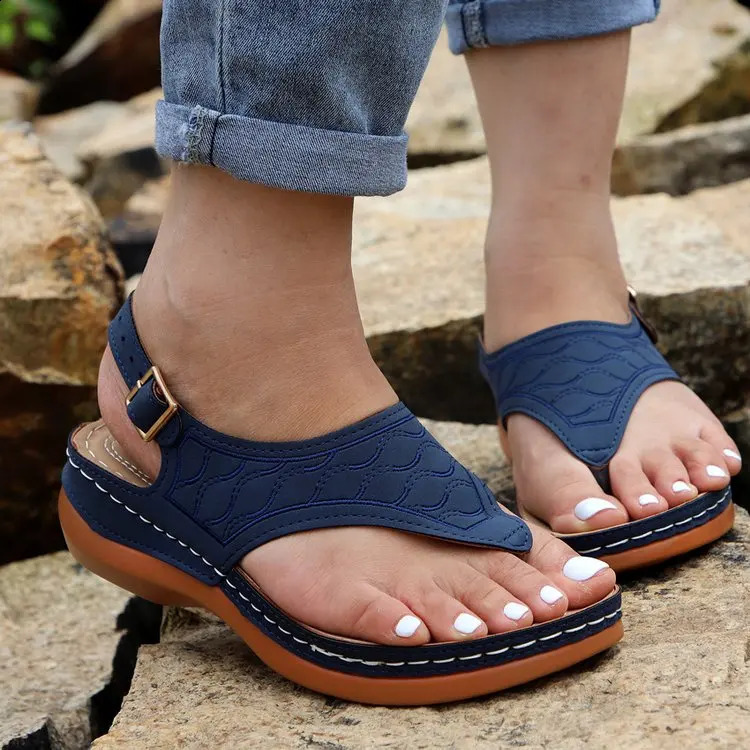 Autumn Wedges Womens High Heel Sandals Summer Shoes Flip Flop Chaussures Womens Platform Sandals Plus Size 35-43 240823