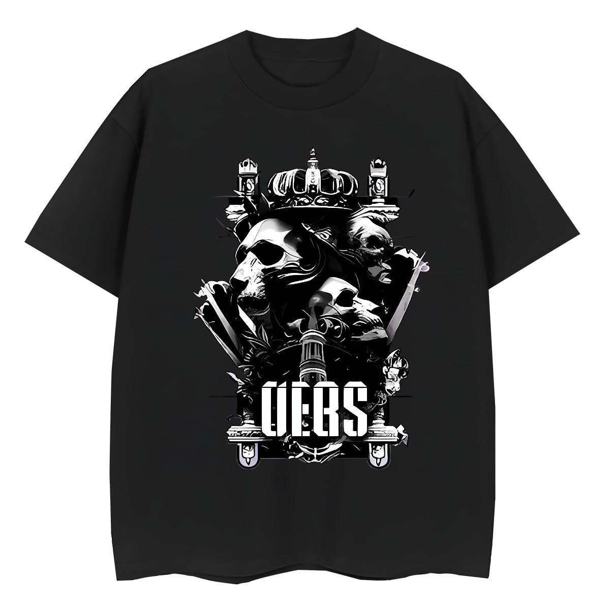 TOP Quality Men T Shirts 100% Cotton 230g skull Summer Casual Custom Big Size Crew Neck Breathable Men Tops Tees Factory Direct Tees Shirts