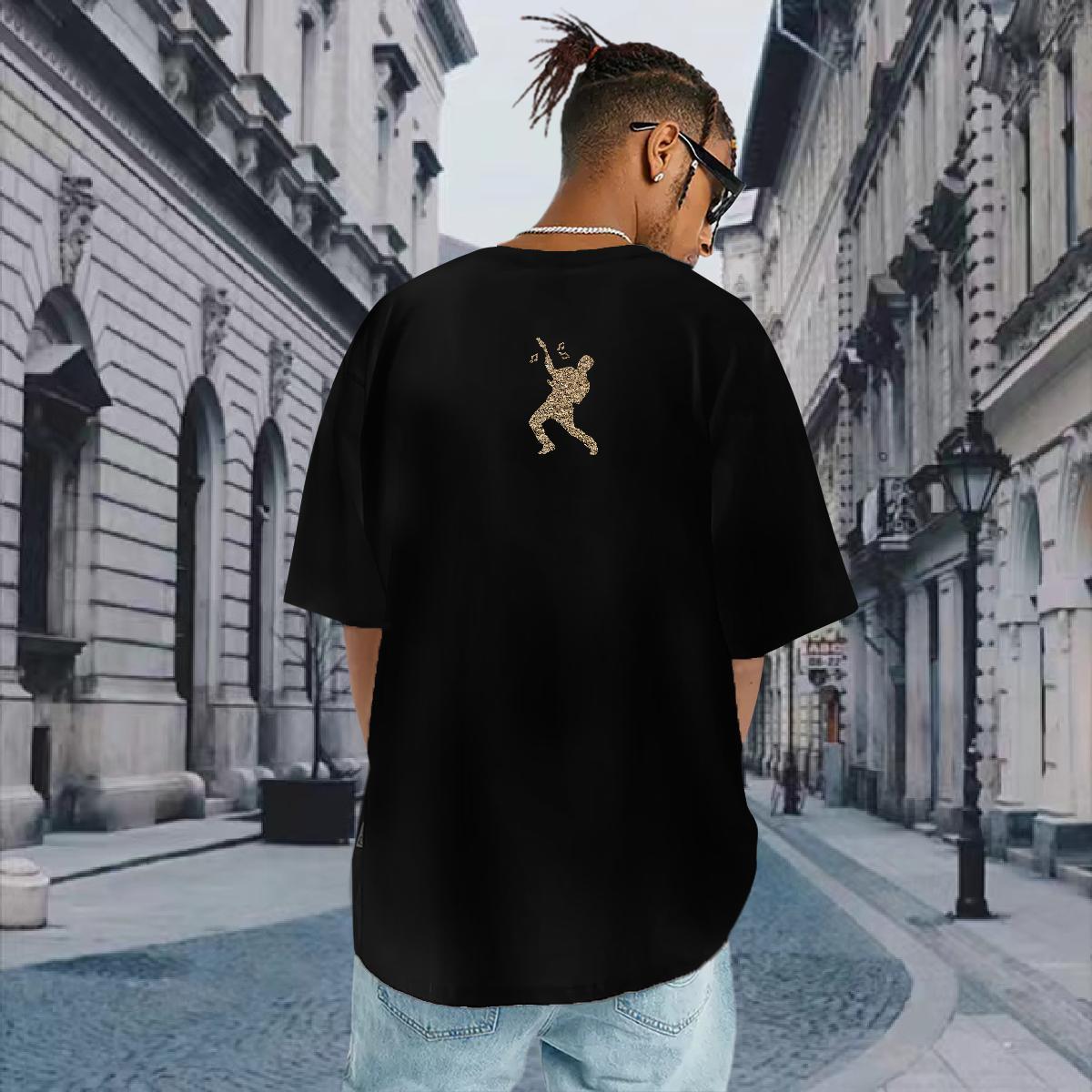 Unisex T-Shirts for Men 100% Cotton 230g portrait Casual Beach DIY Logo Oversized Short Sleeve Soft Men Tees Factory Direct Clothes