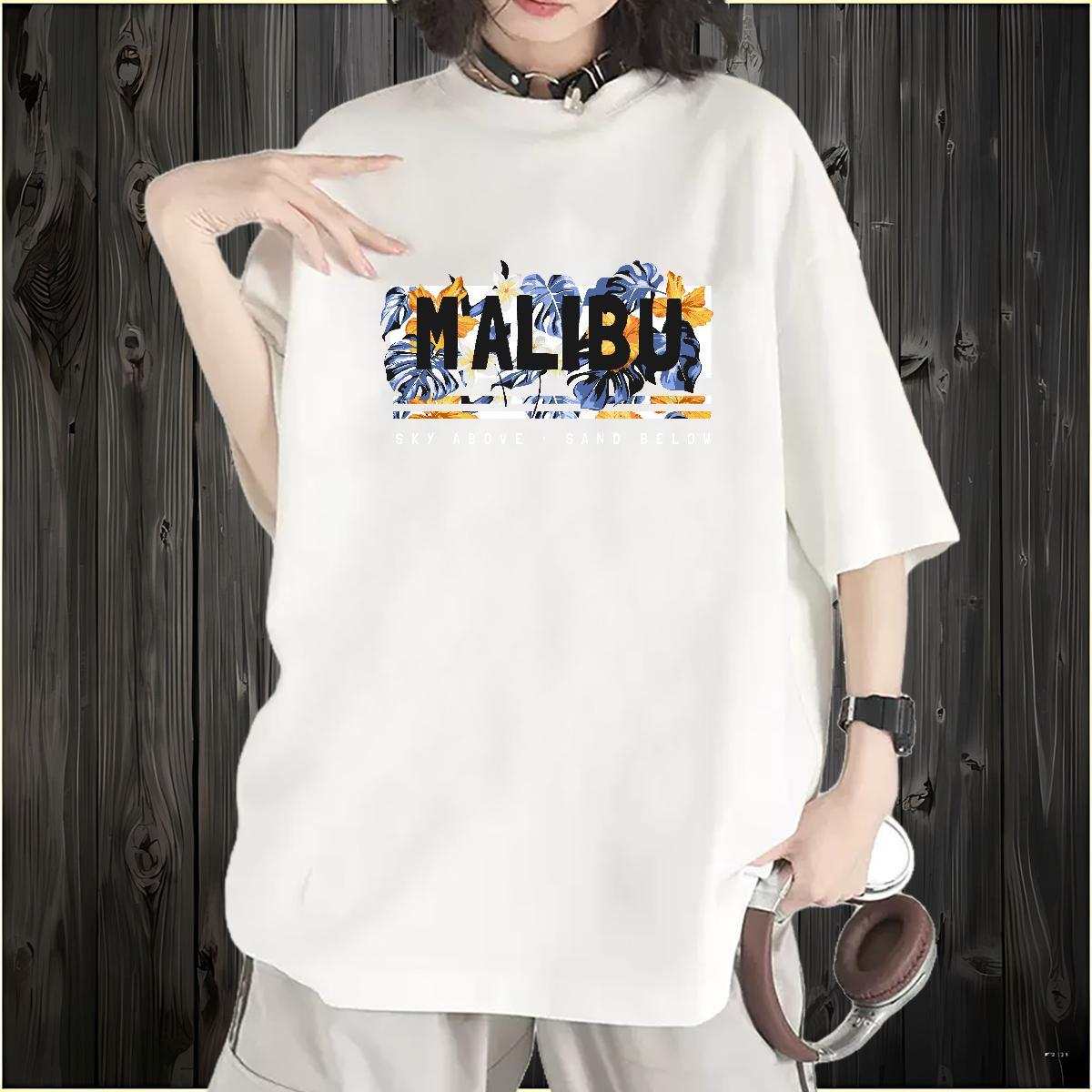 Loose Unisex Tshirts 230g Pure Cotton letter Daily Wear Womens T Shirts O Neck Short Sleeves Custom Print Oversized Top Tees