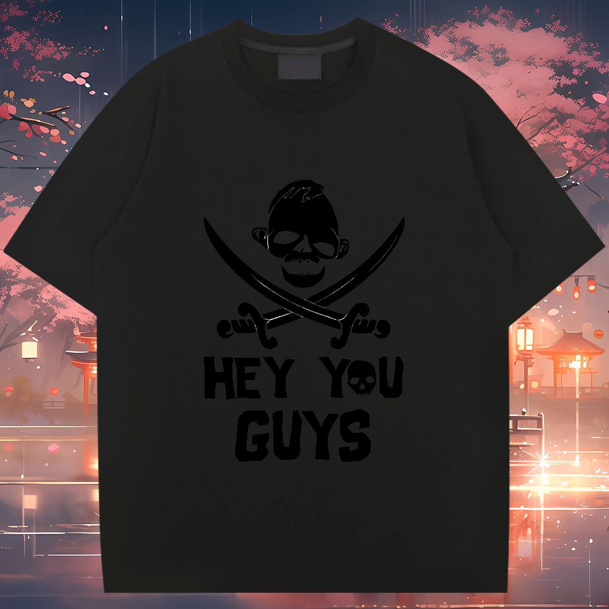 Cool Men T Shirts 230g Cotton knife Spring Summer Black Oversized Breathable Short Sleeve Men Clothes T-Shirt Classic Tee Shirt