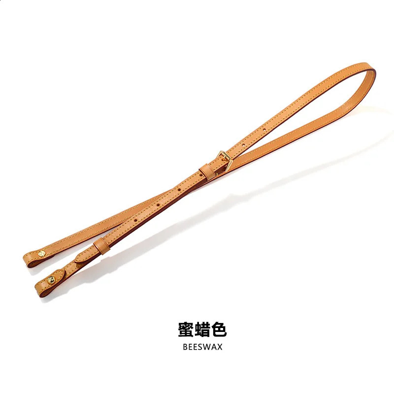 Bag strap Vachetta genuine leather for shoulder crossbody messenger bag accessory 240824