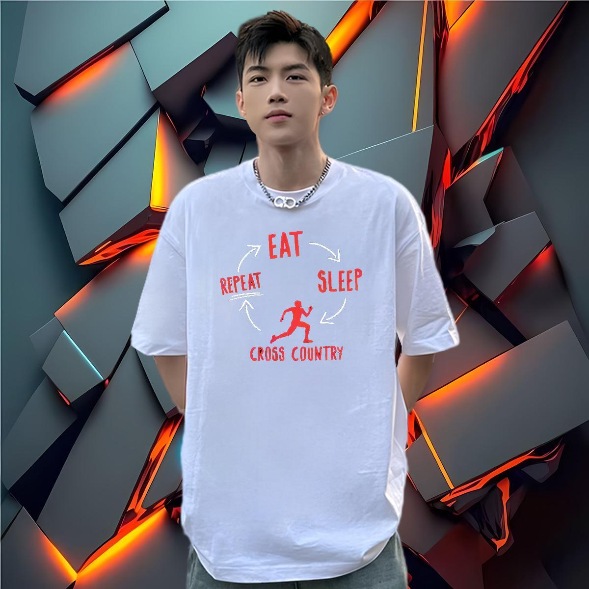Comfortable Mens T Shirts 100% Cotton 230g letter Casual Beach Anime Breathable Short Sleeve Men Tees Fashion Casual Tops Shirt