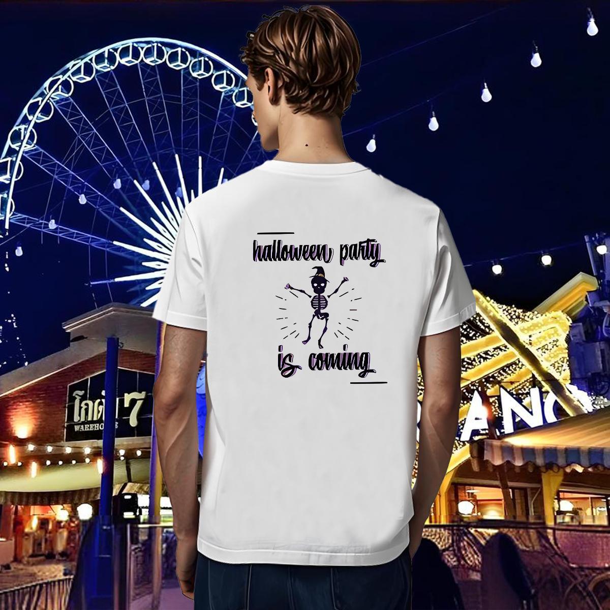 Wholesale T Shirt For Man 230g 100% Cotton skull Hip Hop Street DIY Printed Short Sleeve O-Neck Mens Tshirts New Arrival Tops Shirt