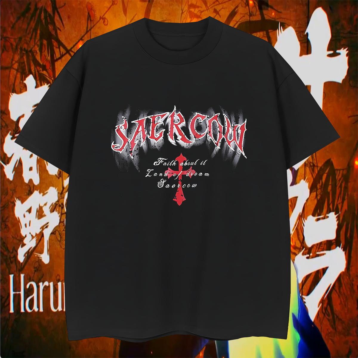 Free Shipping Men T Shirts 230g Cotton The Cross Hip Hop Custom Printed Breathable Men Tshirts DIY Tees Shirts