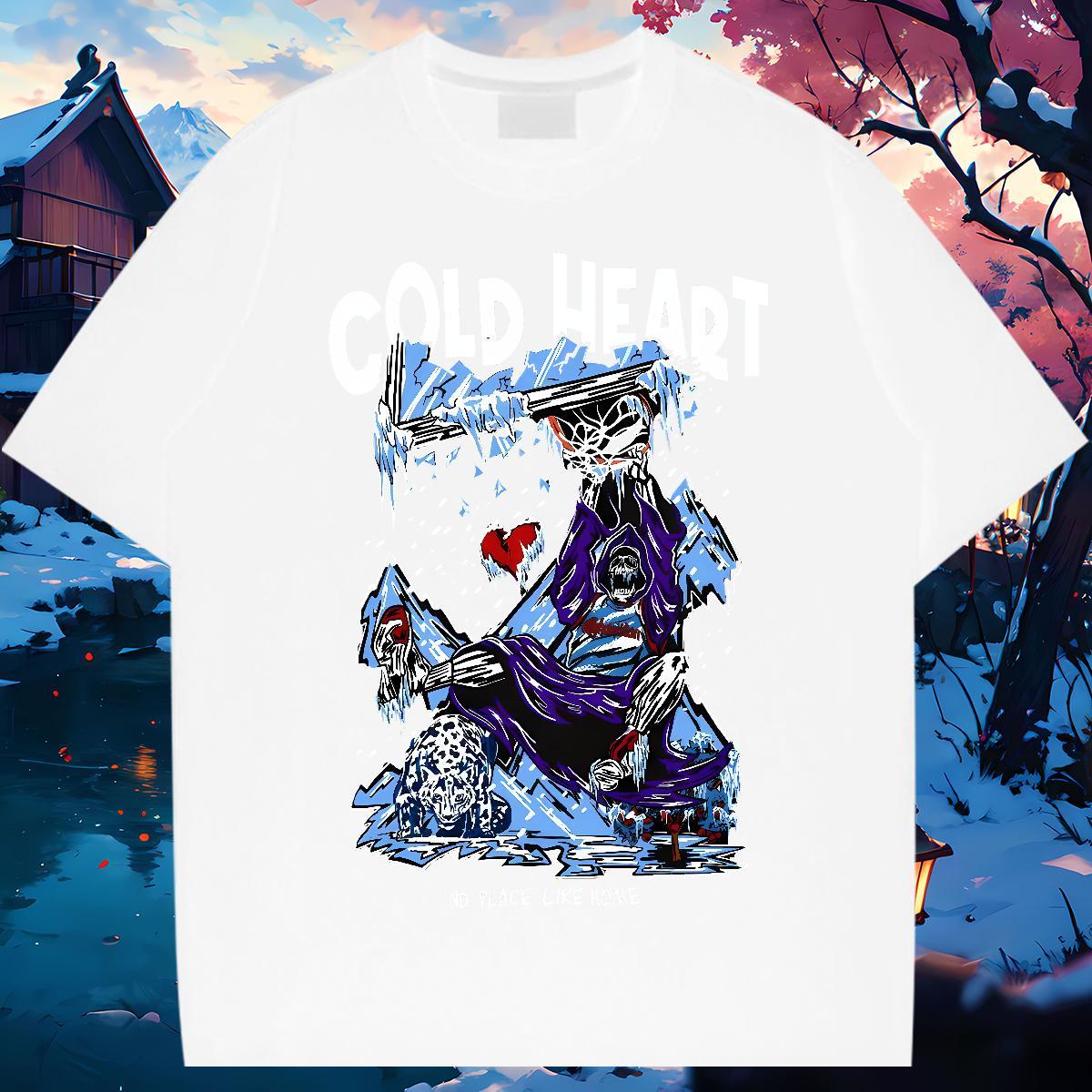 Unisex T Shirts Men 230g Cotton skull Outdoor Plus Size Cartoon Breathable Short Sleeve Tshirt for Man Woman Free Shipping Tees