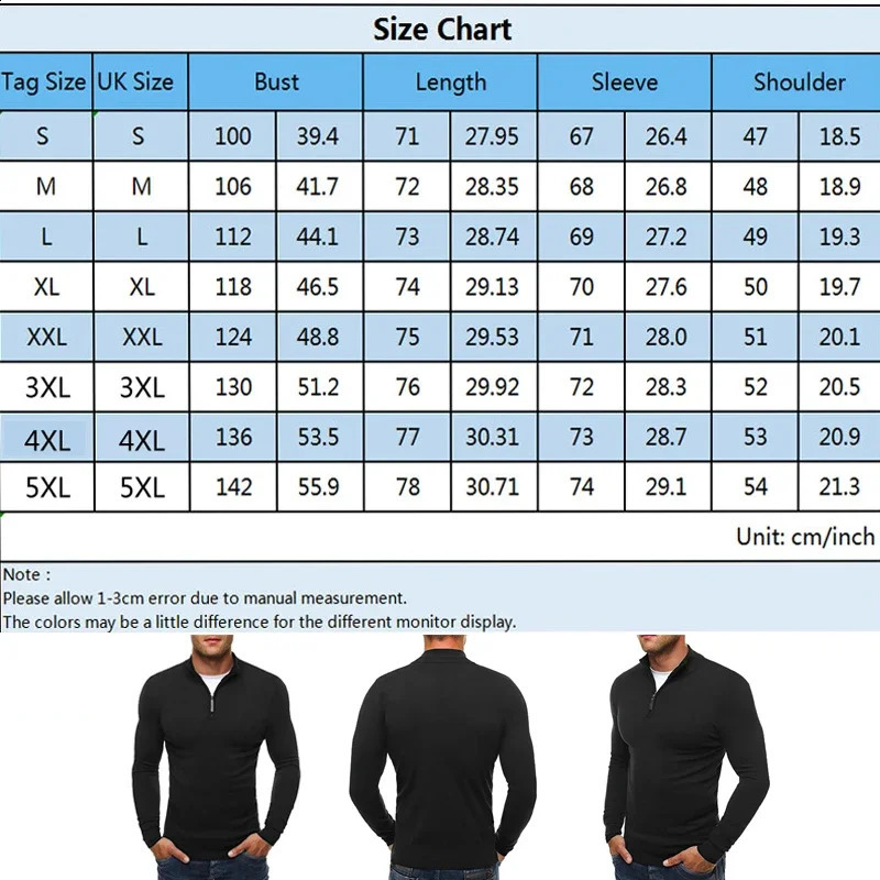 Mens Long Sleeve Polo Shirt Business Casual Zipper Polo Shirts Spring Autumn Solid Male Turn Down Collar Pullover Sweatshirt 240824