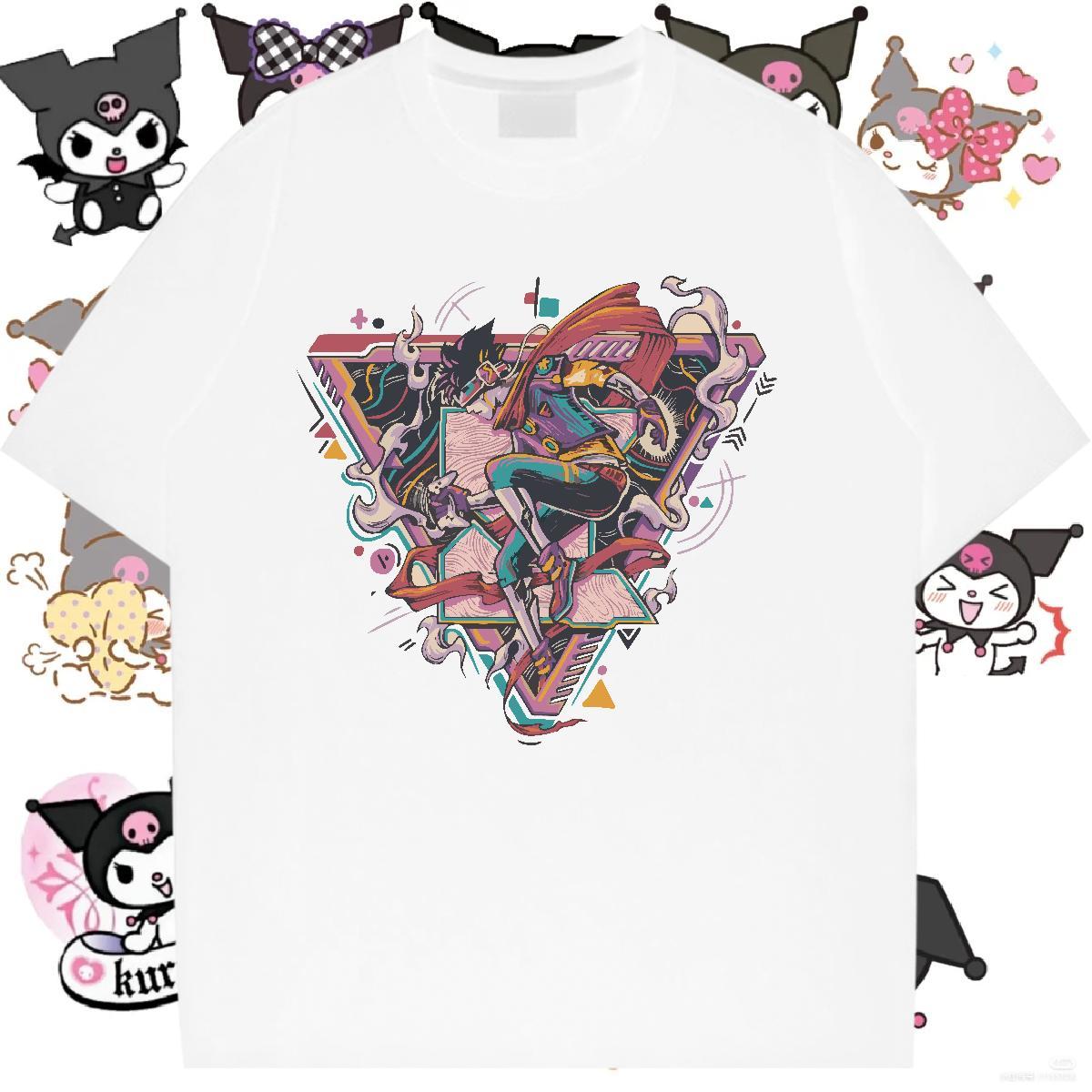 Unisex Women Tees 230g 100% Cotton painting Hip Hop Woman T Shirts Comfortable White Plus Size Polos