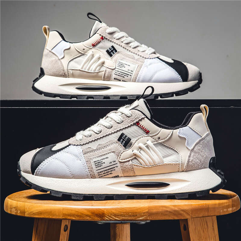 designer dissoed thick-sole casual shoes men's breathable top sneakers Casual Men's Low-Top Sneakers - Breathable Design with Thick Sole by 