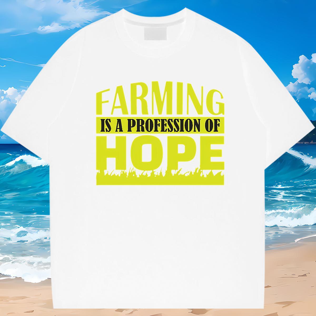 Soft T shirt 230g Pure Cotton letter Home Outdoor Anime Print Short Sleeve Soft Men Tops Tees 2024 New Clothings