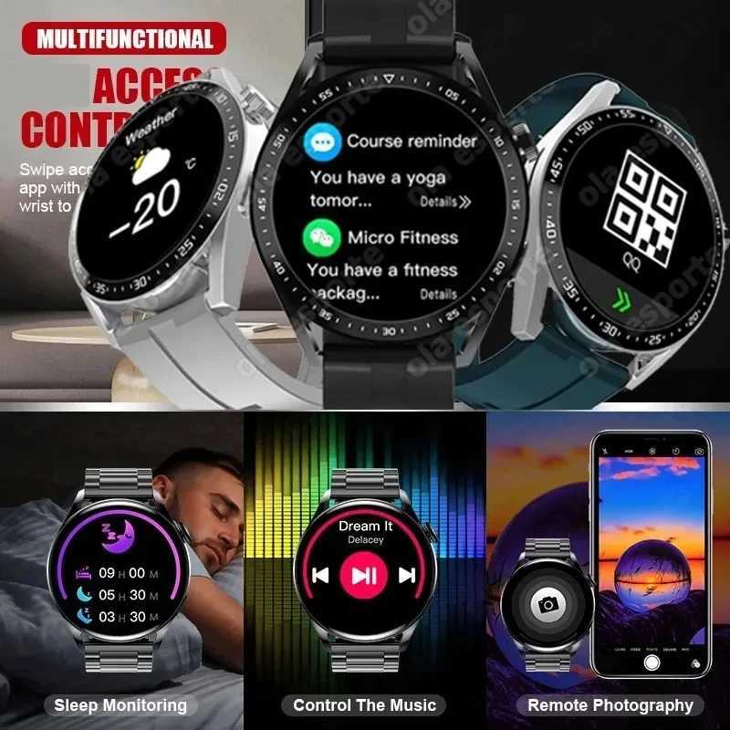 New GT4 Pro Smart Watch Men Women AMOLED 420*420 HD Screen Heart Rate Bluetooth Calls Waterproof SmartWatch For Android IOS M240824