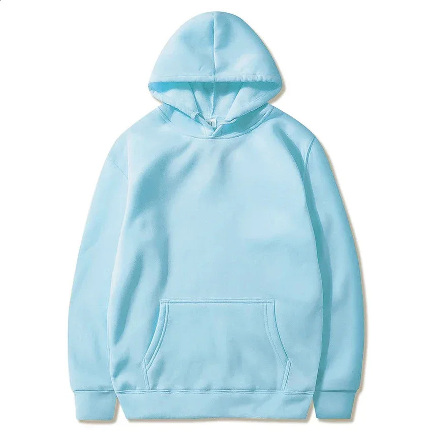 Autumn Casual Womens Solid Hoodie Comfortable Strecth Sweatshirts Loose Pocket Warm Clothes Fashion Street Female Pullovers 240824