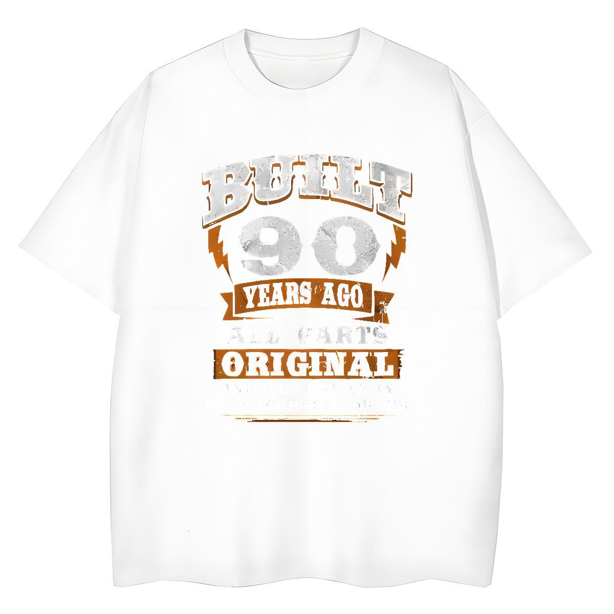 Popular Men T Shirts 230g Cotton letter Home Outdoor Cartoon Print Crew Neck Mens Tshirts Fashion Polos
