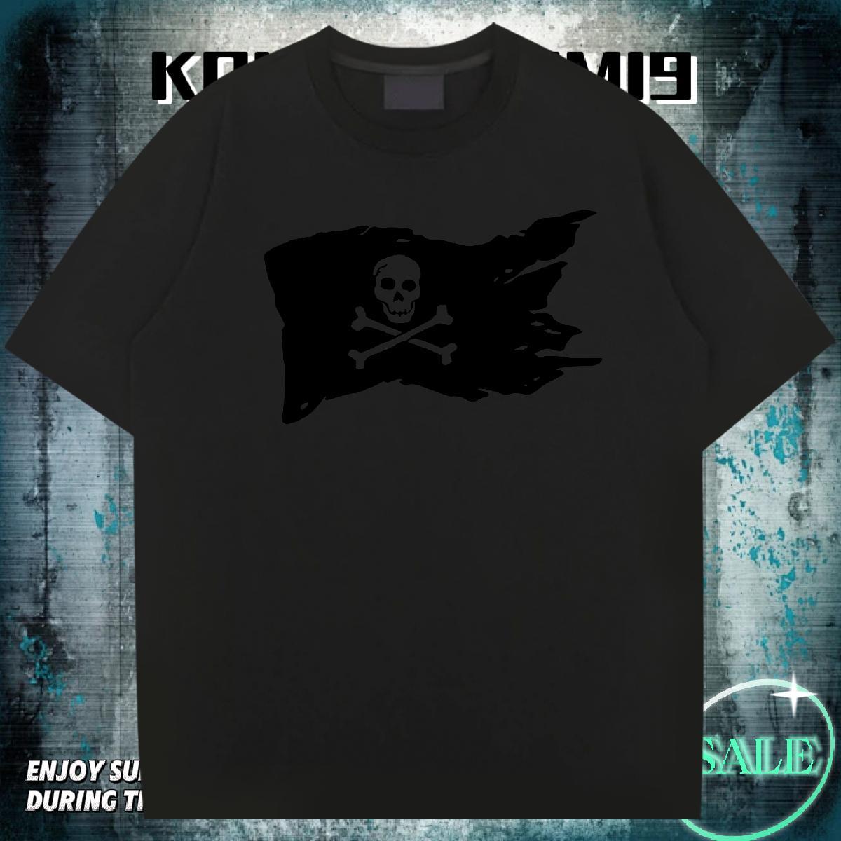 Classic Men T Shirts 230g Pure Cotton skull Sport Asian Size Short Sleeve O-Neck Men Tshirts Free Shipping Clothes