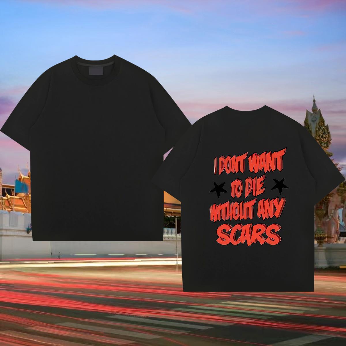 Casual New Men Tshirts letter Daily Wear 100% Cotton 230g Clothes Breathable Short Sleeve High Quality T Shirt For Man Custom Big Size