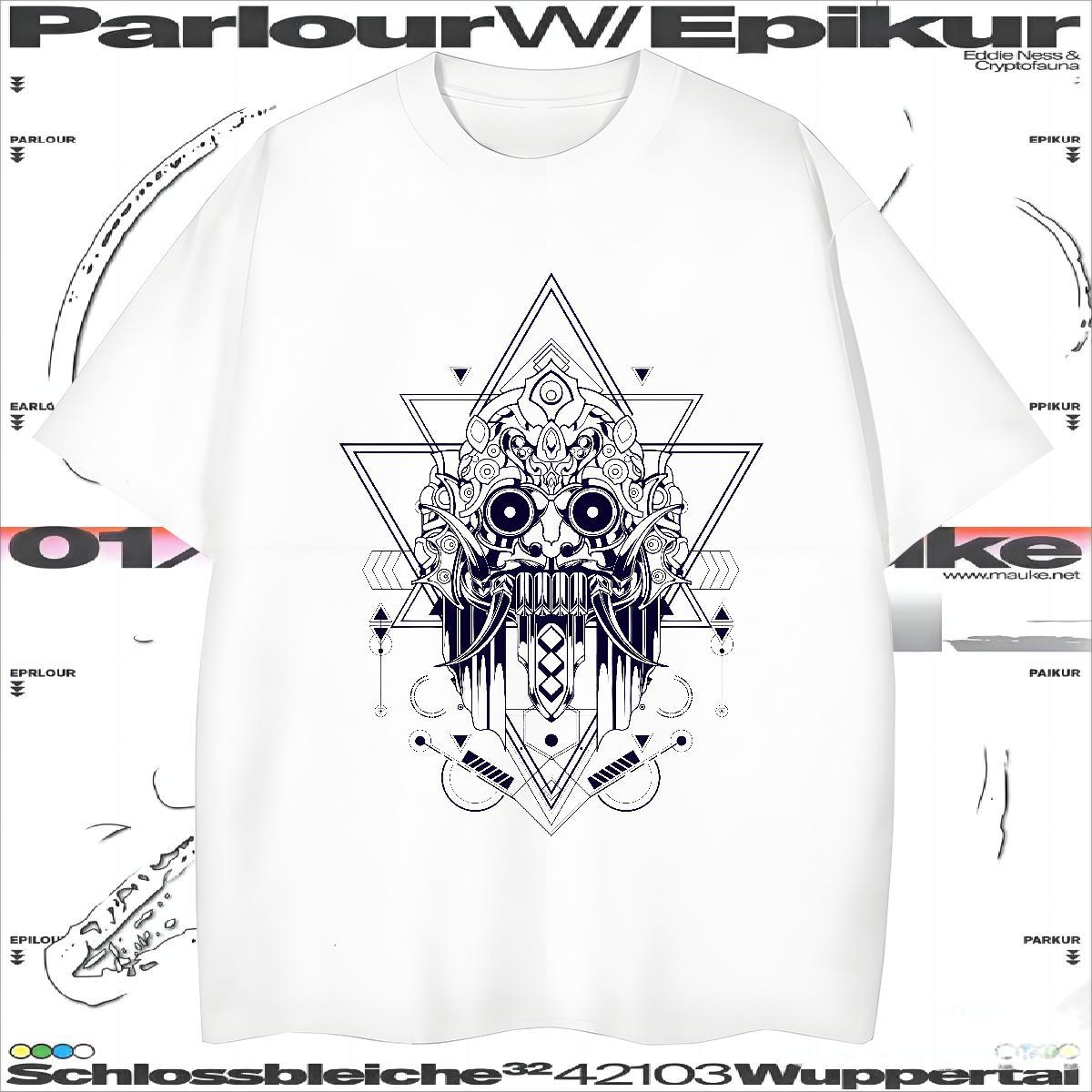 Wholesale Men T Shirts 100% Cotton 230g eye of the devil Casual Beach Custom Print Oversized Pure Cotton Men Tops Tees Designer Tees Shirts