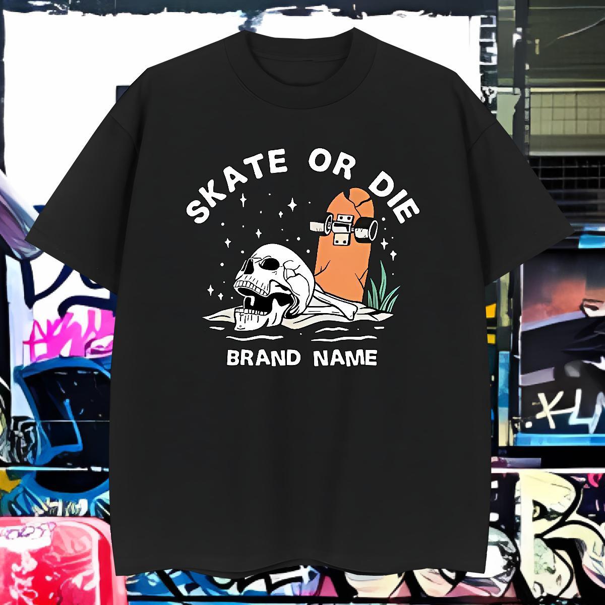 Designer T-Shirts for Men 100% Cotton 230g skull Street Casual Oversized 4XL Pure Cotton Men Tshirts Custom Tops