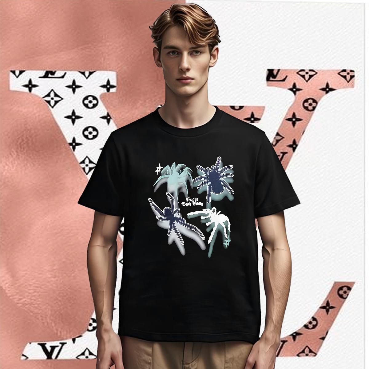 Fashion Design Men Clothes T-Shirt spider Sport 100% Cotton 230g Tees Breathable Short Sleeve Cool Design Men T Shirts Custom Printing