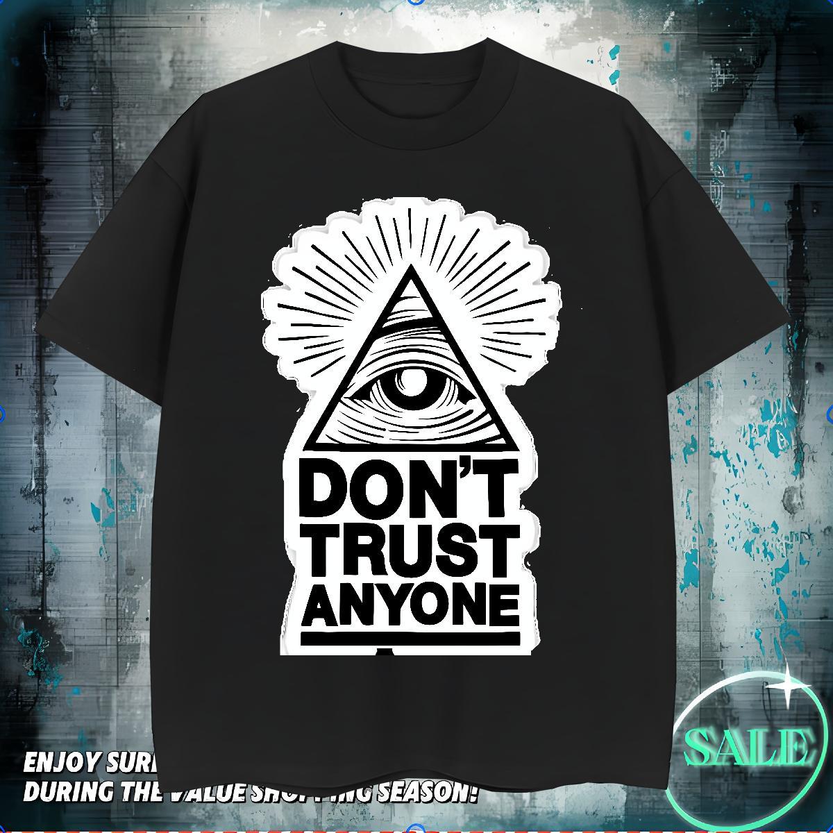 Comfortable T Shirt For Man 230g Pure Cotton eye of the devil Casual Daily Wear Custom Print Plus Size Breathable Tshirts Designer Clothes
