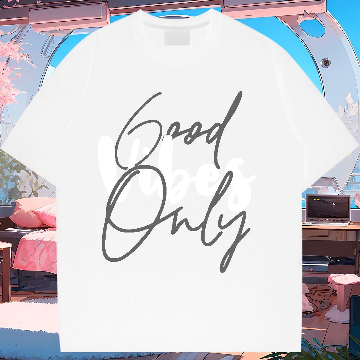 High quality Women Tshirts 230g 100% Cotton letter Street Wear T-Shirts Breathable Short Sleeve Custom Print Plus Size Top Tees