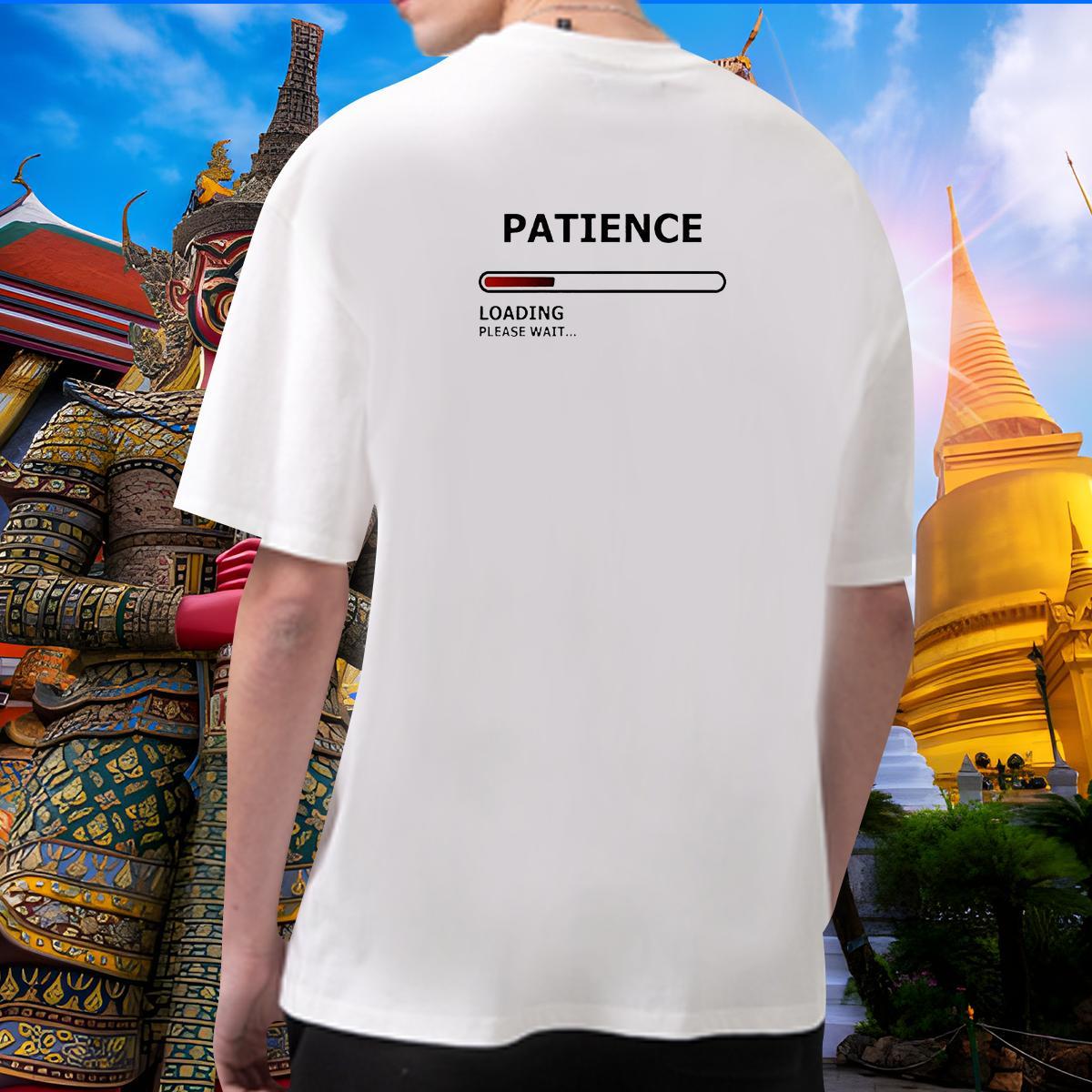 Brand T-Shirts for Men 230g Cotton letter Casual Beach Cartoon Printing L-4XL Breathable Tshirts Designer Fashion Top Tees