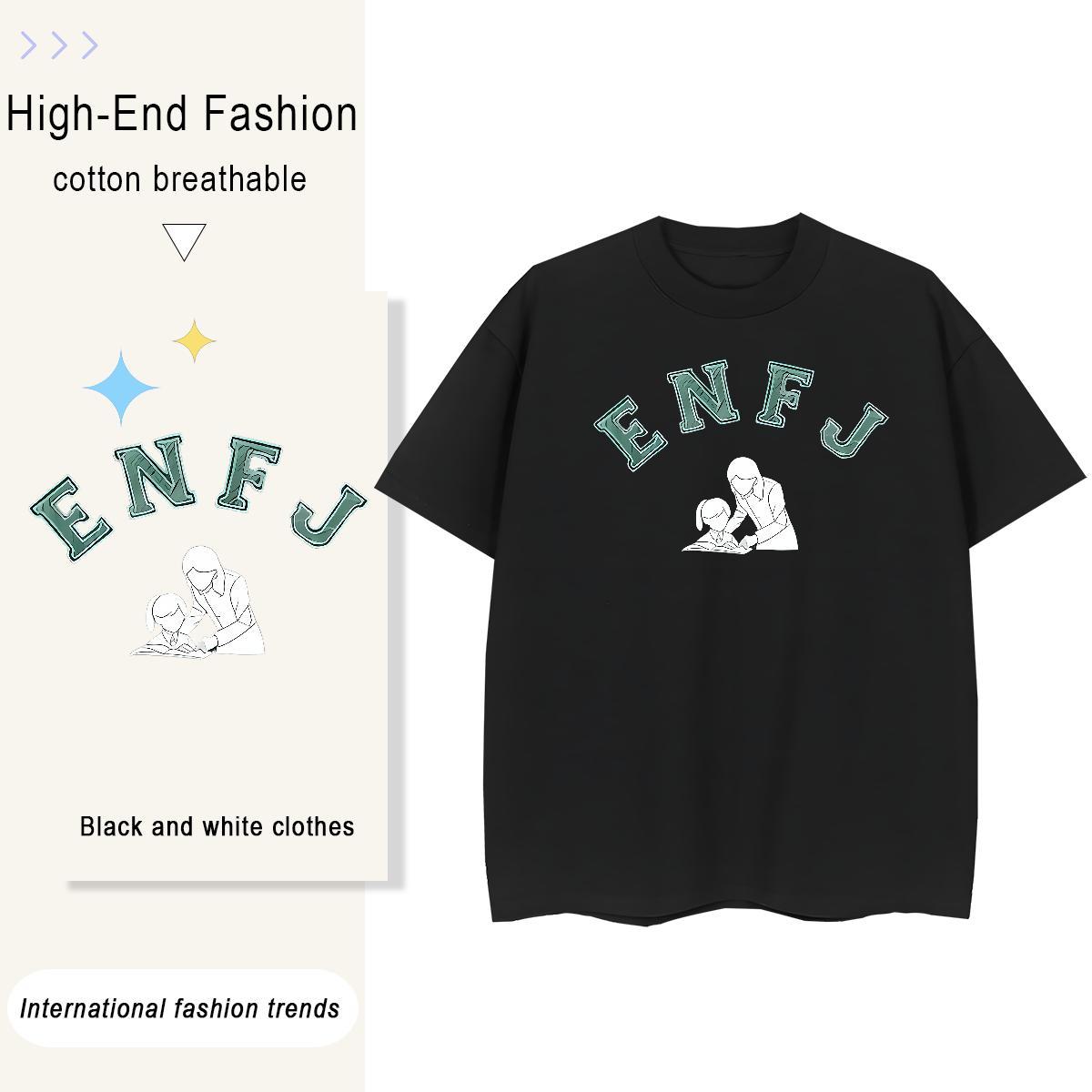 Nice Lady T shirt 230g Cotton letter High Street Hip Hop T Shirts Women Breathable Soft Graphic Top Shirts