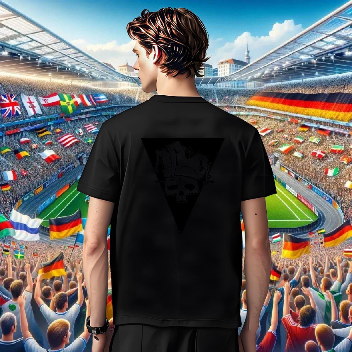 Popular T Shirts Men 100% Cotton 230g skull Daily Outfit Custom Print Plus Size Breathable Crew Neck Men Tops Tees Designer Fashion Top Tees