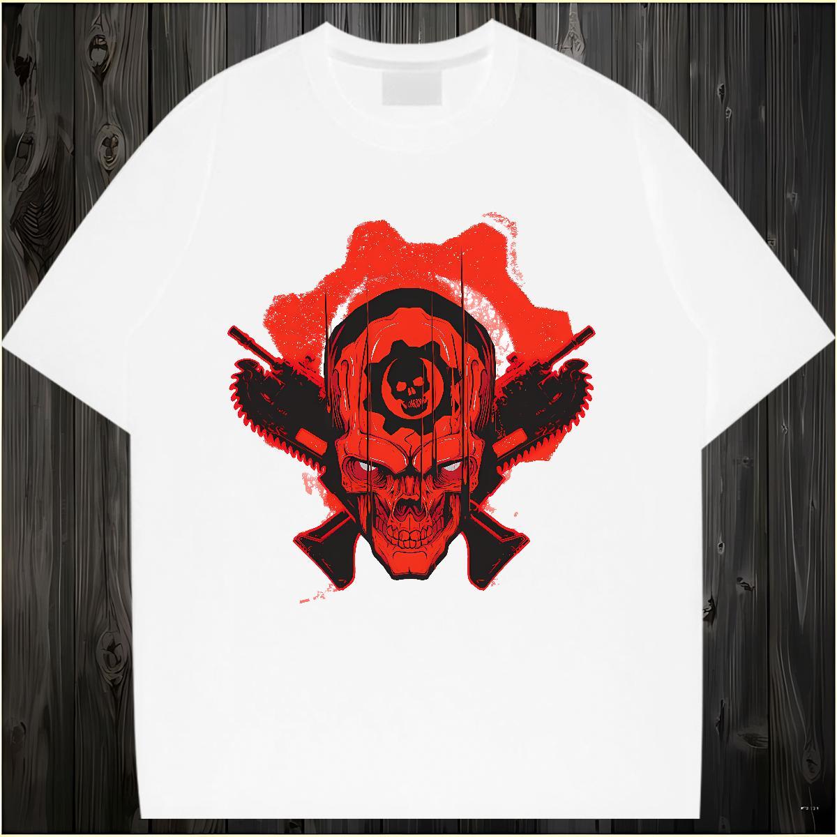 Designer Nice Tshirt for Man Woman 230g Cotton gun Casual T-Shirts for Women Short sleeve Soft Anime Print Tees Shirts