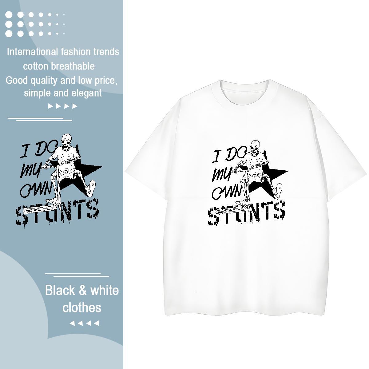 Popular Men T Shirts 230g Pure Cotton logo Sport DIY Printed Breathable Short Sleeve Tshirt for Man Woman Customized Top Tees