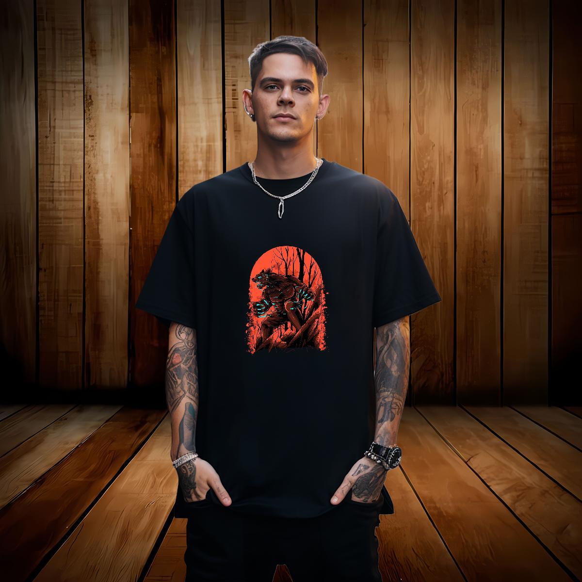 Cool Mens T Shirts 230g Pure Cotton skull Street Oversized Crew Neck Breathable Tshirt for Man Woman Custom Clothings