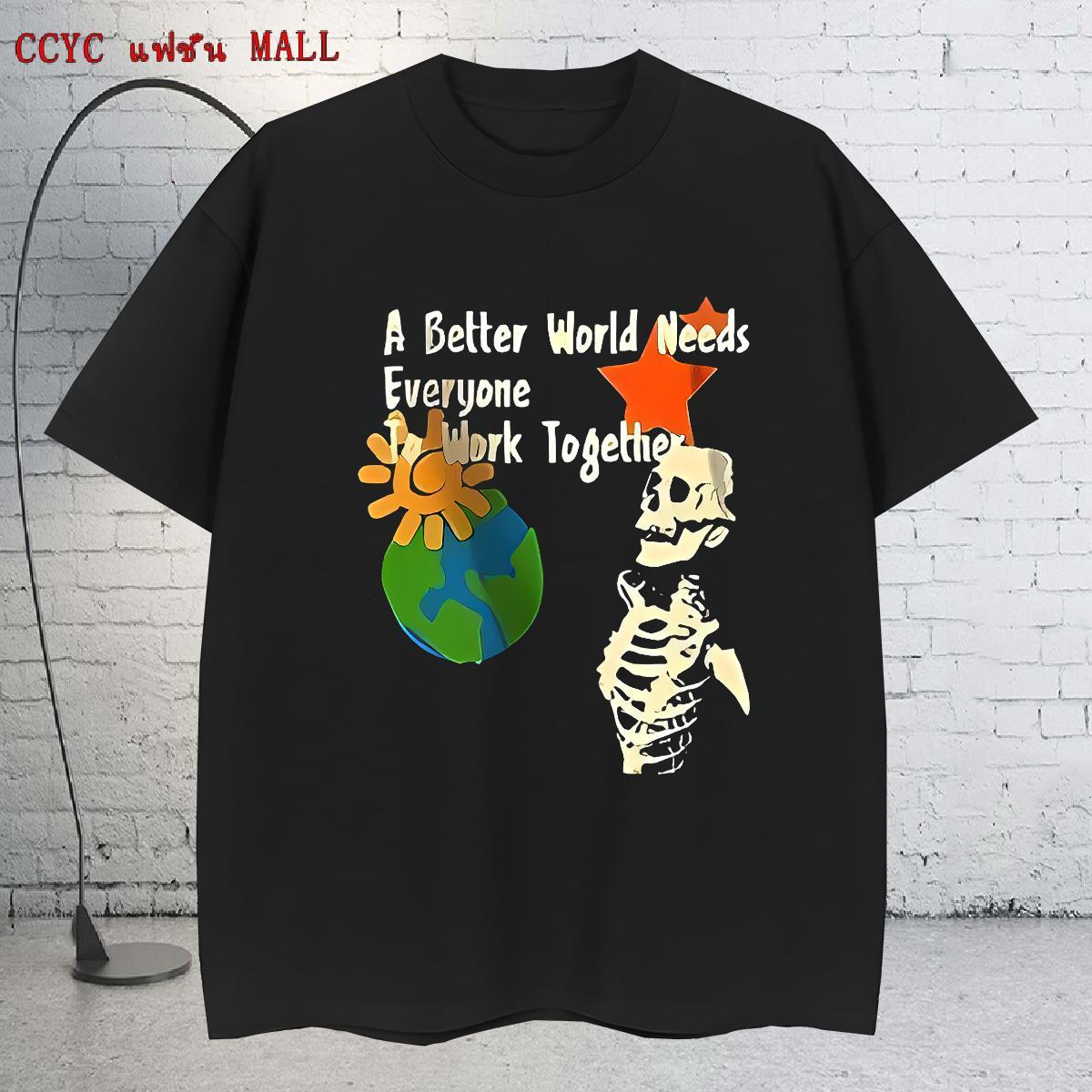High Quality T Shirts Men 230g 100% Cotton skull Hip Hop DIY Printed Round Neck Short Sleeve Men Clothes T-Shirt Fashion New Tops Shirt