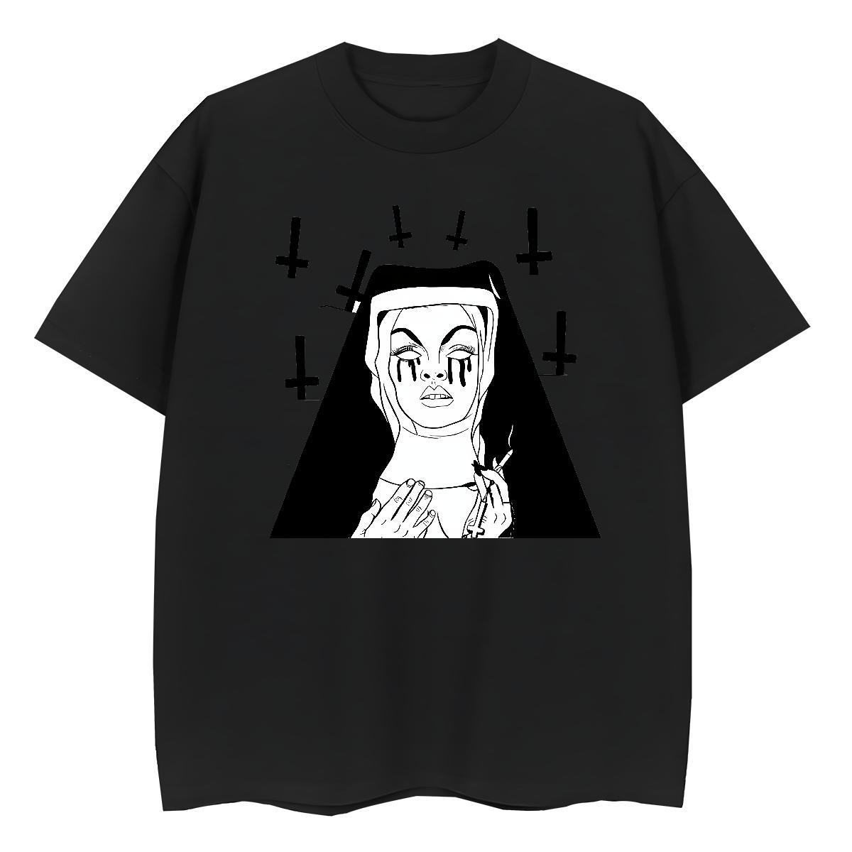 Brand Women Tshirts 230g Cotton nun Street Wear T-Shirts for Women Breathable Custom Print Oversized Top Tees