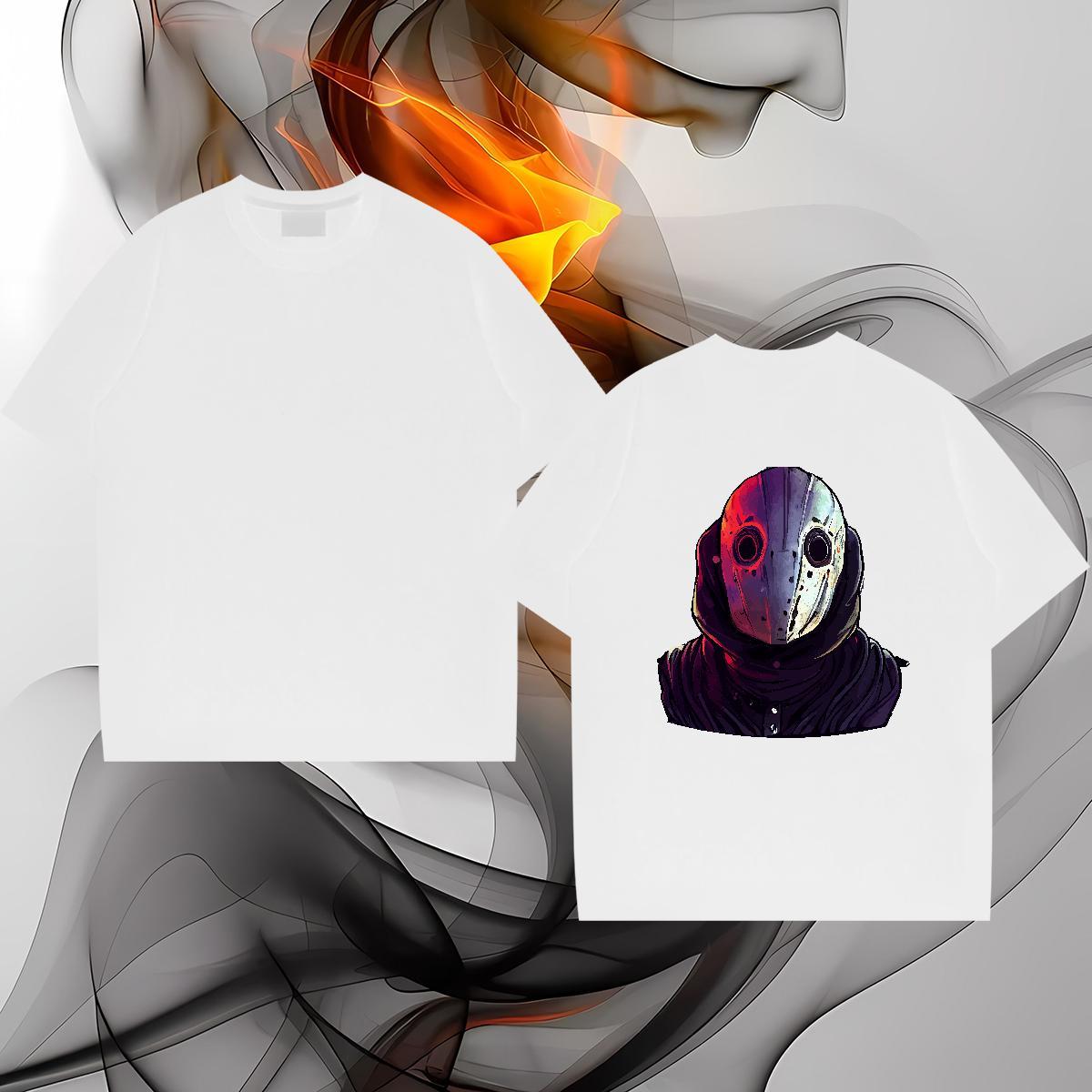 Popular T Shirts Men 230g Pure Cotton ET Casual DIY Anime Breathable Men Tops Tees Free Shipping Wear