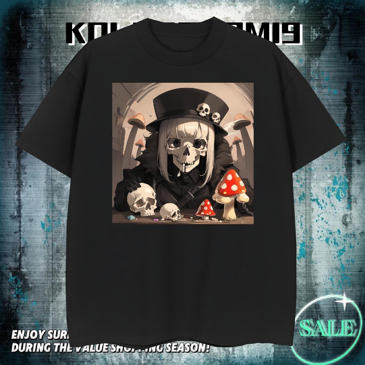 High Quality T Shirts Men 230g Pure Cotton skull Sport Oversized 4XL Breathable Soft Men Tops Tees DIY Top Tees