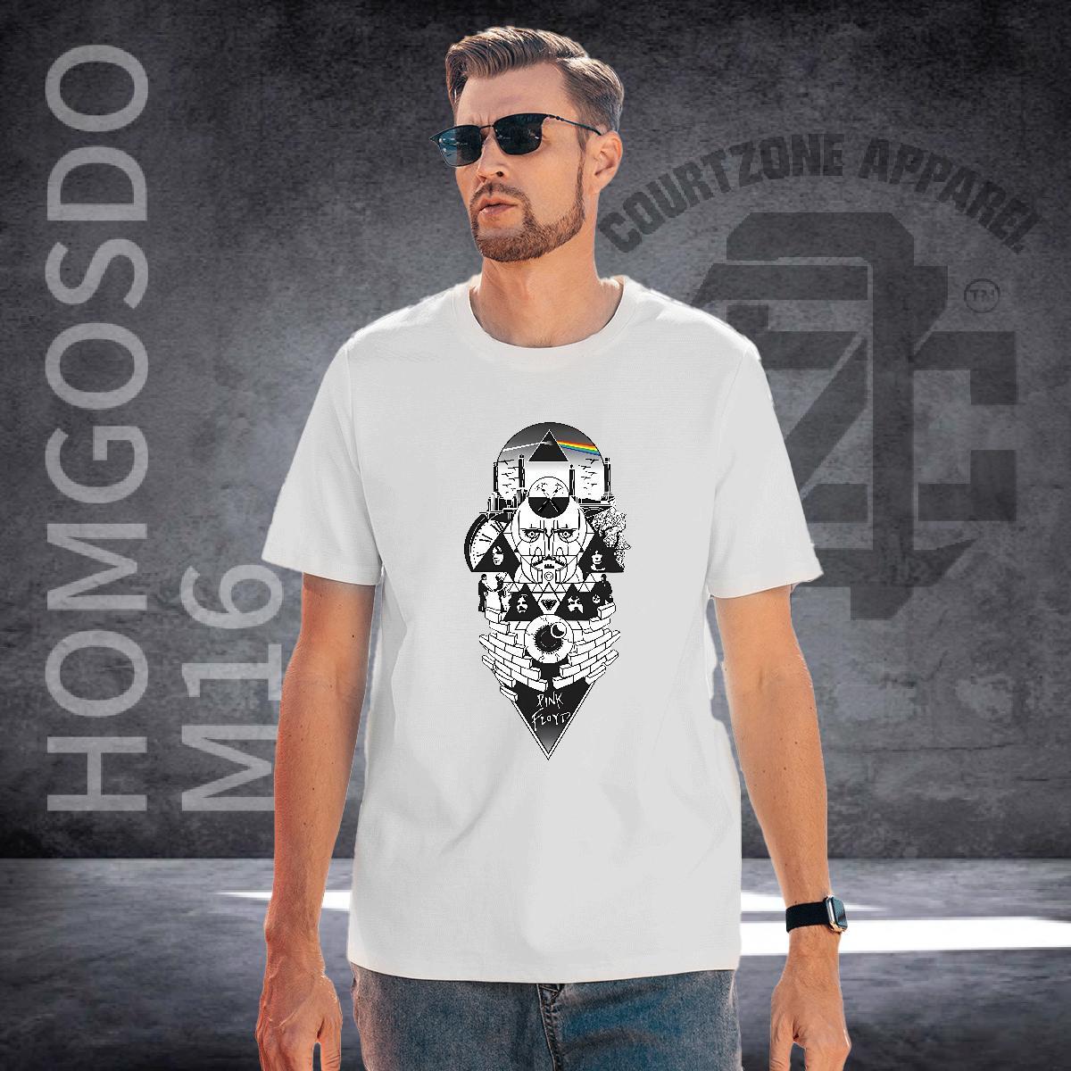 Comfortable T-Shirts 230g Pure Cotton eye of the devil Anime Printing Street Graphic O Neck Short Sleeves Men Tshirts Brand Tees Shirts