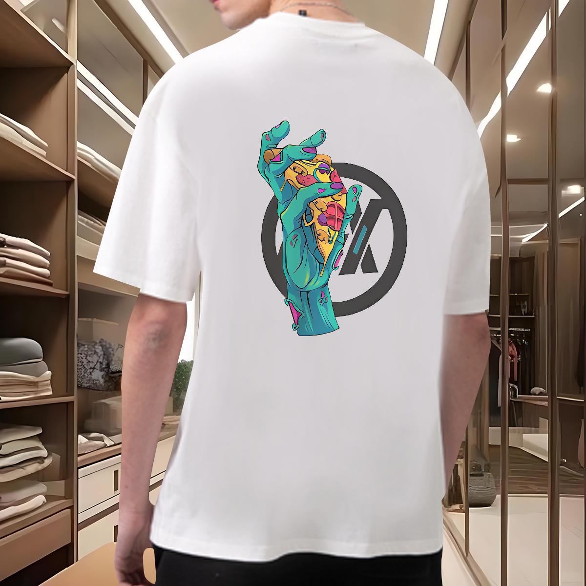 Soft Man T Shirts 100% Cotton 230g skull Street Oversized Breathable Short Sleeve Couples T Shirts DIY Customized Clothes